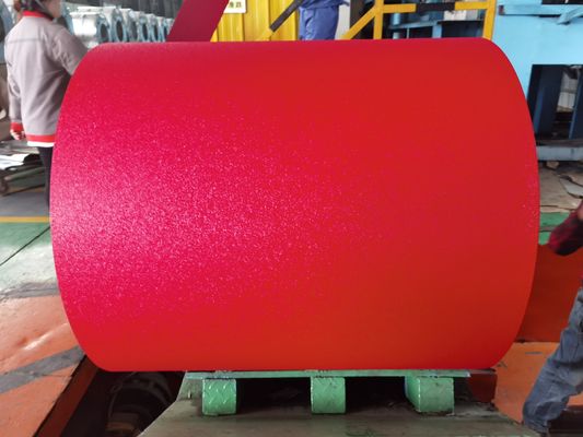 0.13-0.8mm Farbbeschichtete Stahlspule Hersteller mit Faltenfarbe
