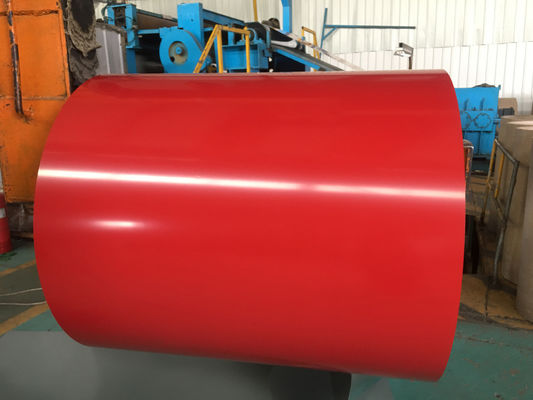 300-550 MPa Farbbeschichtete Stahlspule 0,13 mm-0,8 mm für Dachsystem