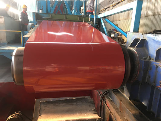 600-1250mm RAL Farbbeschichtete Spirale Hersteller 300-550MPa Zugfestigkeit