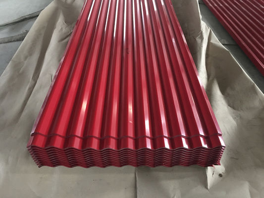 14 Gauge Wellstahlplatten 0,45 mm Verzinkte Zink-Dachplatte