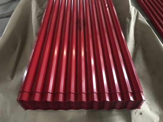 14 Gauge Wellstahlplatten 0,45 mm Verzinkte Zink-Dachplatte