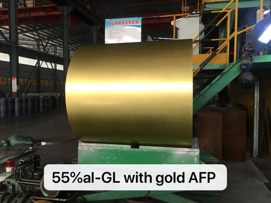 Automobil GL Stahlspule 300Mpa-550Mpa Aluzinc Stahlspule ISO9001 Zertifizierung