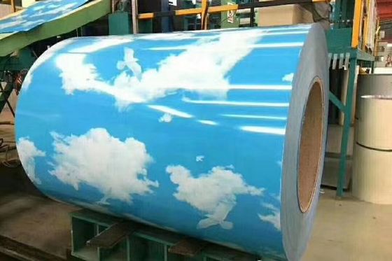 Farbbeschichtete Laminationsstahlplatte gegen Rost Mühlkante Flachform