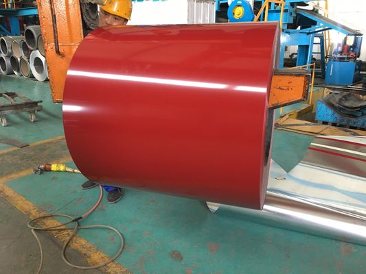 0.13mm-0.80mm Farbbeschichtete Stahlspulenplatte hohe Rostbeständigkeit