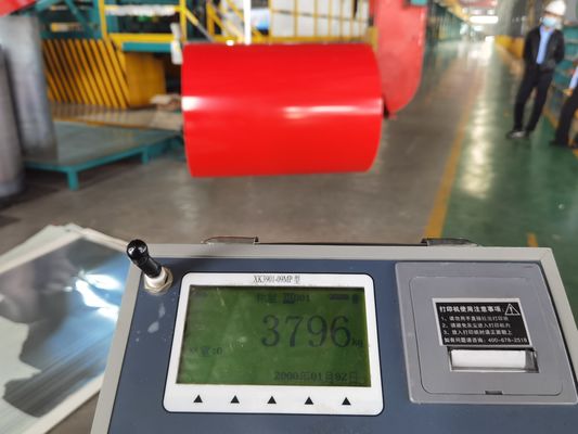 Breite 600-1250 mm Spirale Ppgl für den Bau
