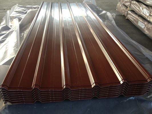 Galvanisiertes Wellstahlblatt 0,13 mm-0,5 mm Farbstahlblatt für Dachdecken
