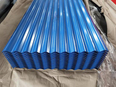 Warmgetränktes Aluzinc-Wallplatte 0,13 mm-0,7 mm Aluminium-Zink-beschichtete Stahlplatte
