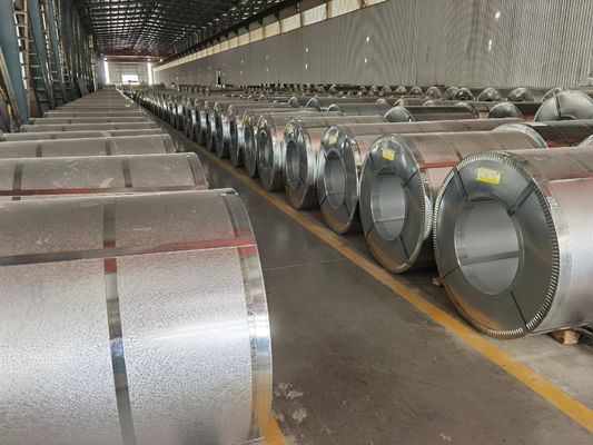 600-1250mm Warmtauchenverzinkte Spirale Korrosionsbeständig Regelmäßig / Null / Großer Spangel