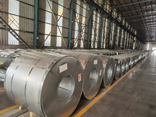 Dauerhafte 3-8MT Galvalume Stahlspule Stock Max1250mm Breite