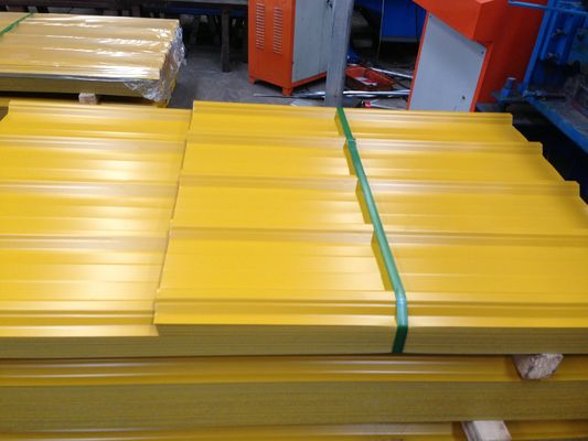 PPGI-Dachplatte Normalspangel gewölbte Stahlplatten 1000 mm-6000 mm