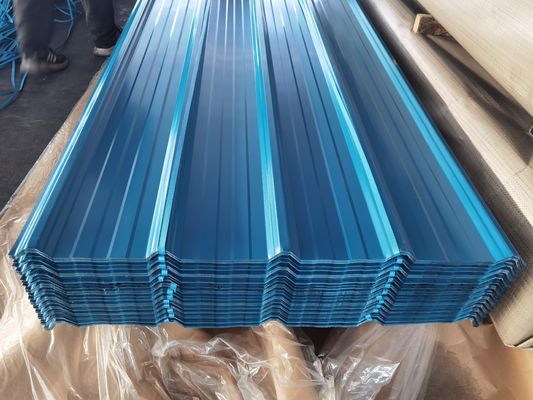 Hohe Härte 60-95HRB Wellstahlplatte Oberfläche 20-275 g/m2 Zinkbeschichtung